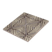 Door de hand getrokken stammenpatroon (Natuurlijke Tegeltje (Zijkant)