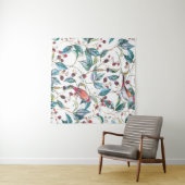 Door de hand getrokken waterverf naadloos met natu wandkleed (In Situ (horizontaal))