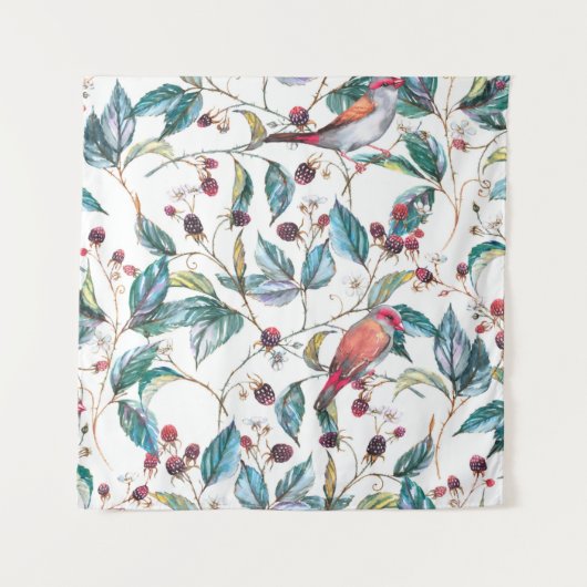 Door de hand getrokken waterverf naadloos met natu wandkleed (Voorkant)