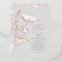 Door de hand getrokken wilde bloemen Elegant Light