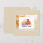 Door de hand ontworpen Ramadan mubarak-kaart (Voorkant / Achterkant)