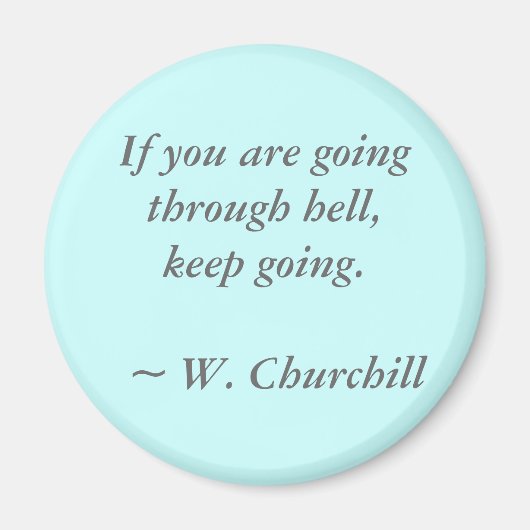 Door de hel gaan magneet (Voorkant)