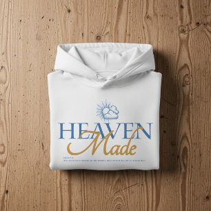 Door de hemel gemaakt, christelijk geloof hoodie
