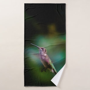 Door de huid geworpen Hummingbird - Originele Foto Bad Handdoek
