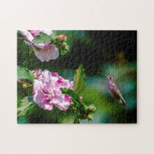 Door de huid geworpen Hummingbird - Originele Foto Legpuzzel (Horizontaal)