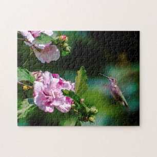 Door de huid geworpen Hummingbird - Originele Foto Legpuzzel