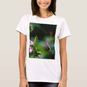 Door de huid geworpen Hummingbird - Originele Foto T-shirt