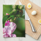 Door de huid geworpen Hummingbird - Originele Foto Theedoek (Quarter Fold)