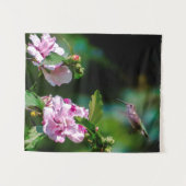 Door de huid geworpen Hummingbird - Originele Foto Wandkleed (Voorkant (horizontaal))