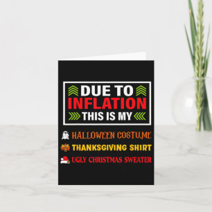 Door de inflatie is dit mijn grappige halloween Co Kaart