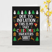 Door de inflatie is dit mijn lelijke kerstkeuken kaart (Gele Bloem)