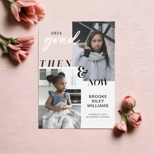 Door de jaren heen - Nu en dan Afstuderen 2 Foto Kaart