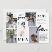 Door de jaren heen - Nu en dan Afstuderen 5 Foto Kaart (Voorkant)