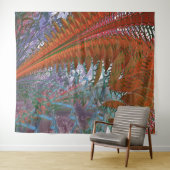 Door de Jungle Tapestry vliegen Wandkleed (In Situ (horizontaal))