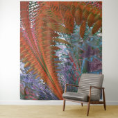 Door de Jungle Tapestry vliegen Wandkleed (In situ)