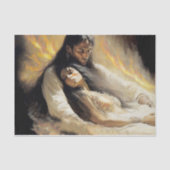 Door de kampvuur tissuepapier (Voorkant)