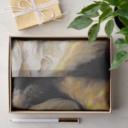 Door de kampvuur tissuepapier (Geschenk)