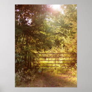 Door de landingang poster