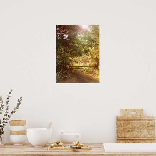 Door de landingang poster (Keuken)