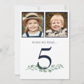 Door de lijst van de Foto's van de Jaren van het A Kaart (Achterkant)