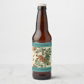 Door de lucht aangedreven vogelgriep, Audubon Bird Bier Etiket (Voorkant)