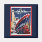 Door de lucht, Land of Zee Magneet (Voorkant)