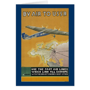 Door de lucht naar USSR