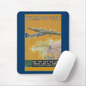 Door de lucht naar USSR Muismat (Met muis)