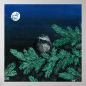 Door de maan poster (Voorkant)