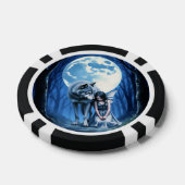 Door de maan verlichte band – De wolf en de gotisc Poker Chips (Enkel)