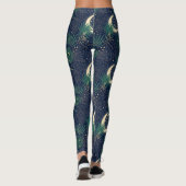 Door de Maan Verlichte Jungleprint Leggings (Achterkant)