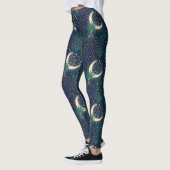 Door de Maan Verlichte Jungleprint Leggings (Links)