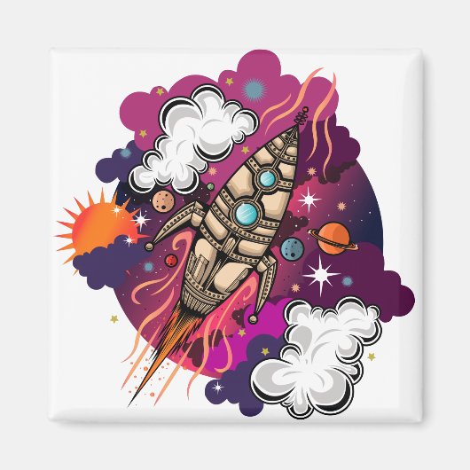 Door de melkweg magneet (Voorkant)