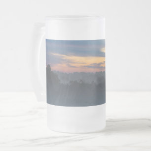 Door de mist bevroren glazen bierpul matglas bierpul