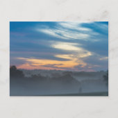 Door de mist briefkaart (Voorkant)