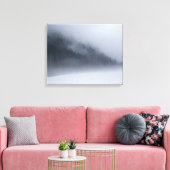 Door de mist canvas afdruk (Insitu (Woonkamer))