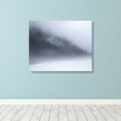 Door de mist canvas afdruk (Insitu (Houten vloer))