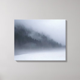 Door de mist canvas afdruk