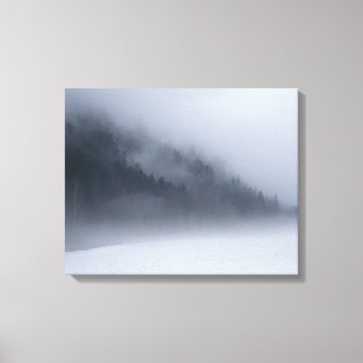 Door de mist canvas afdruk (Voorkant)