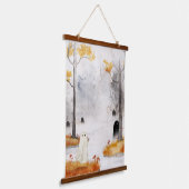 Door de mist hangend wandkleed (Gebogen)