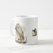 Door de Mok van de glazen koffie (Voorkant links)