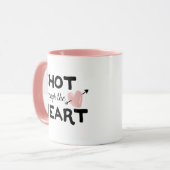 Door de Mok van de Valentijnsdag van het hart (Voorkant links)