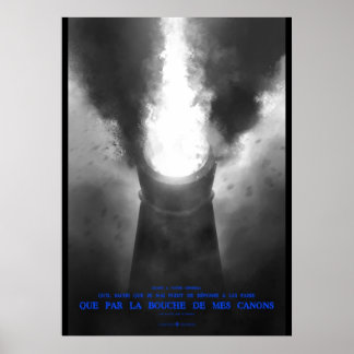 Door de mond van mijn kanonnen poster