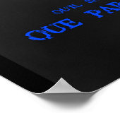 Door de mond van mijn kanonnen poster (Hoek)