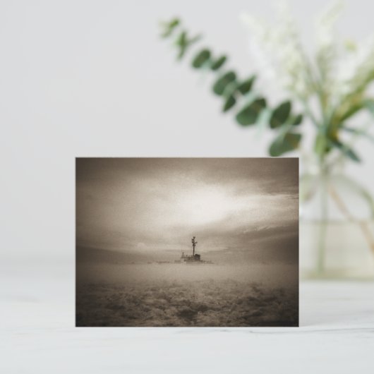 Door de nesten, door het ijs briefkaart (Staand voorkant)