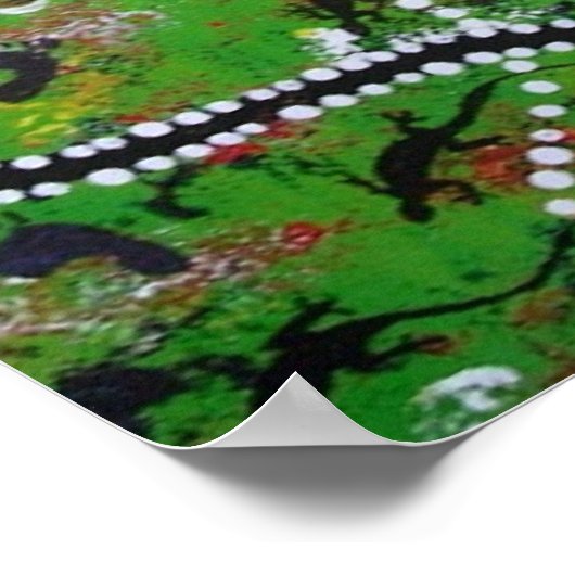 Door de obligatie poster (Hoek)