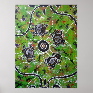 Door de obligatie poster