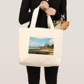 Door de oceaan grote tote bag (Voorkant (product))