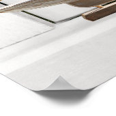 Door de oceaan — open Uitzicht Poster (Hoek)