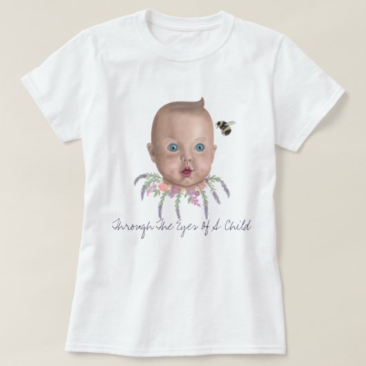 Door de ogen van een kind t-shirt (Design voorkant)